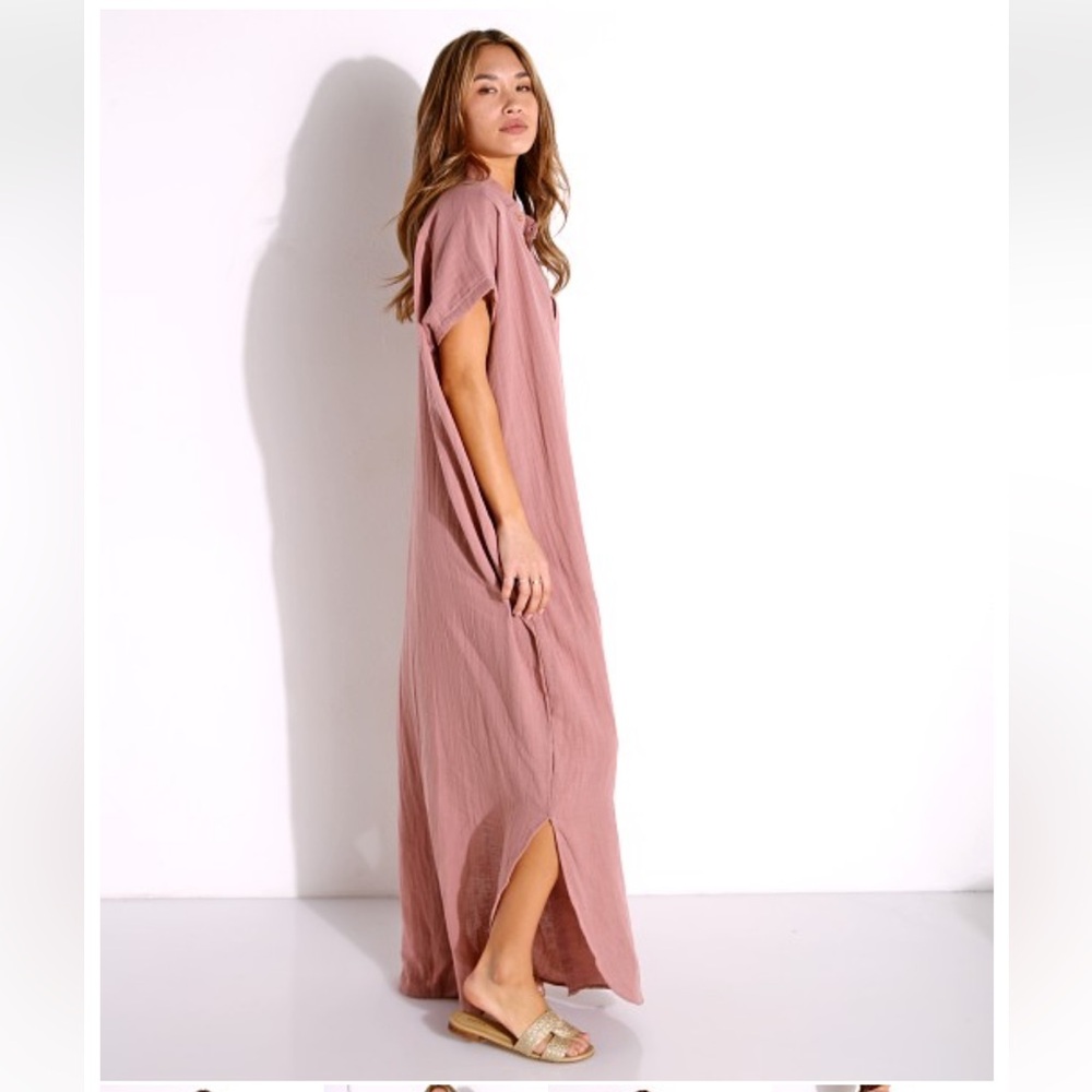 Acacia Oahu Duster Cover up in Almond - Picture 8 of 10